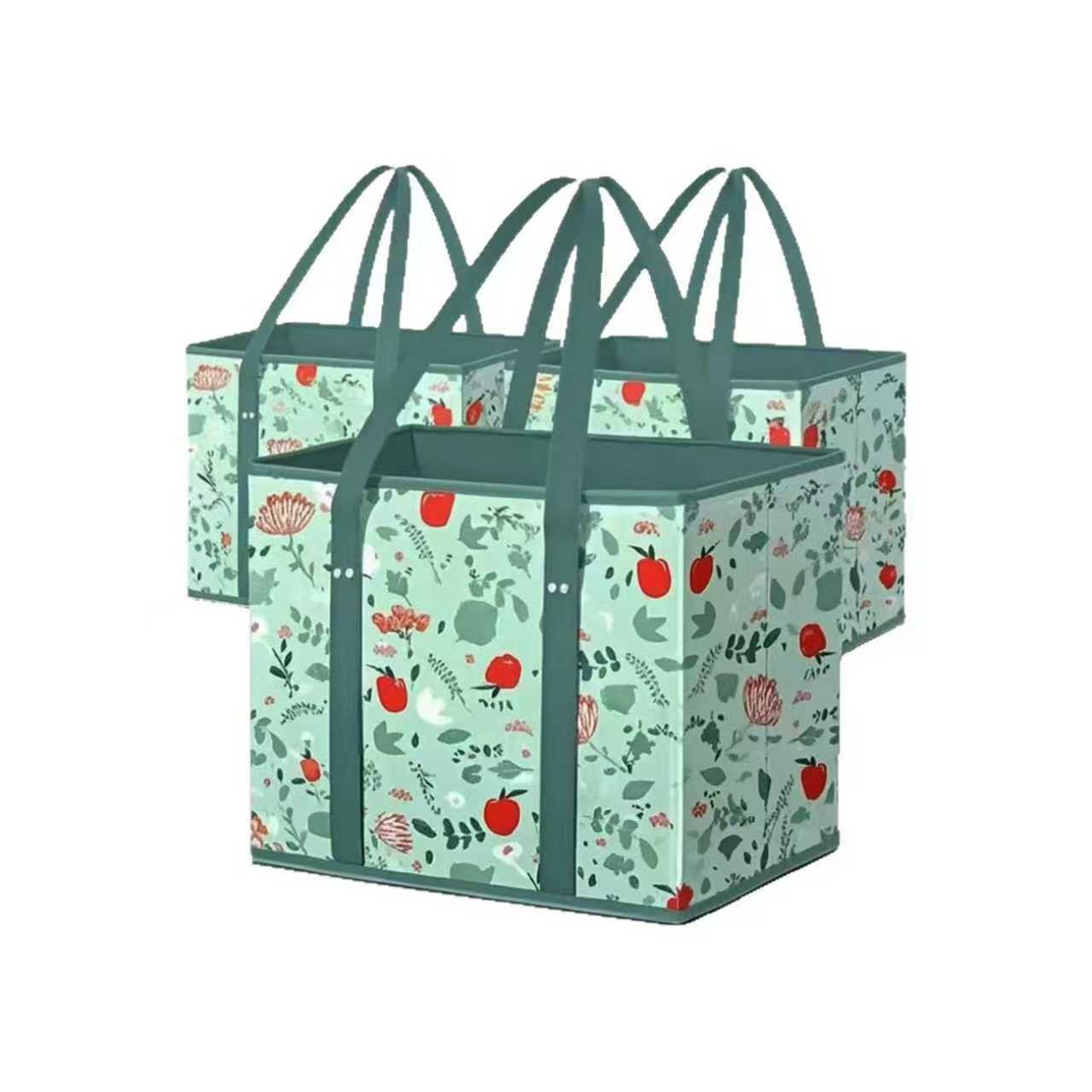 DAMARA Shopping Bags made of shin 3 Pack Reusable Grocery Bags