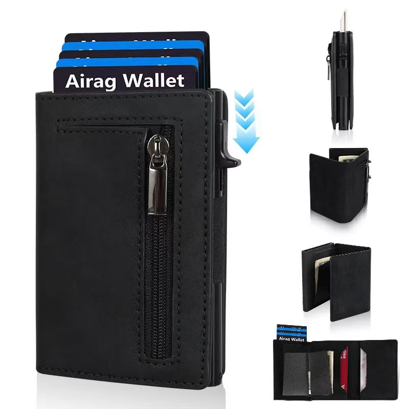 DAMARA Pocket Wallet RFID Blocking Pop Up Card Wallet