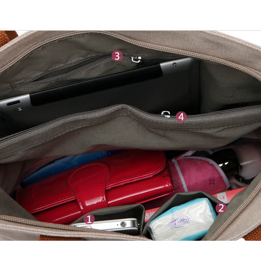 Durable Canvas Tote Bag