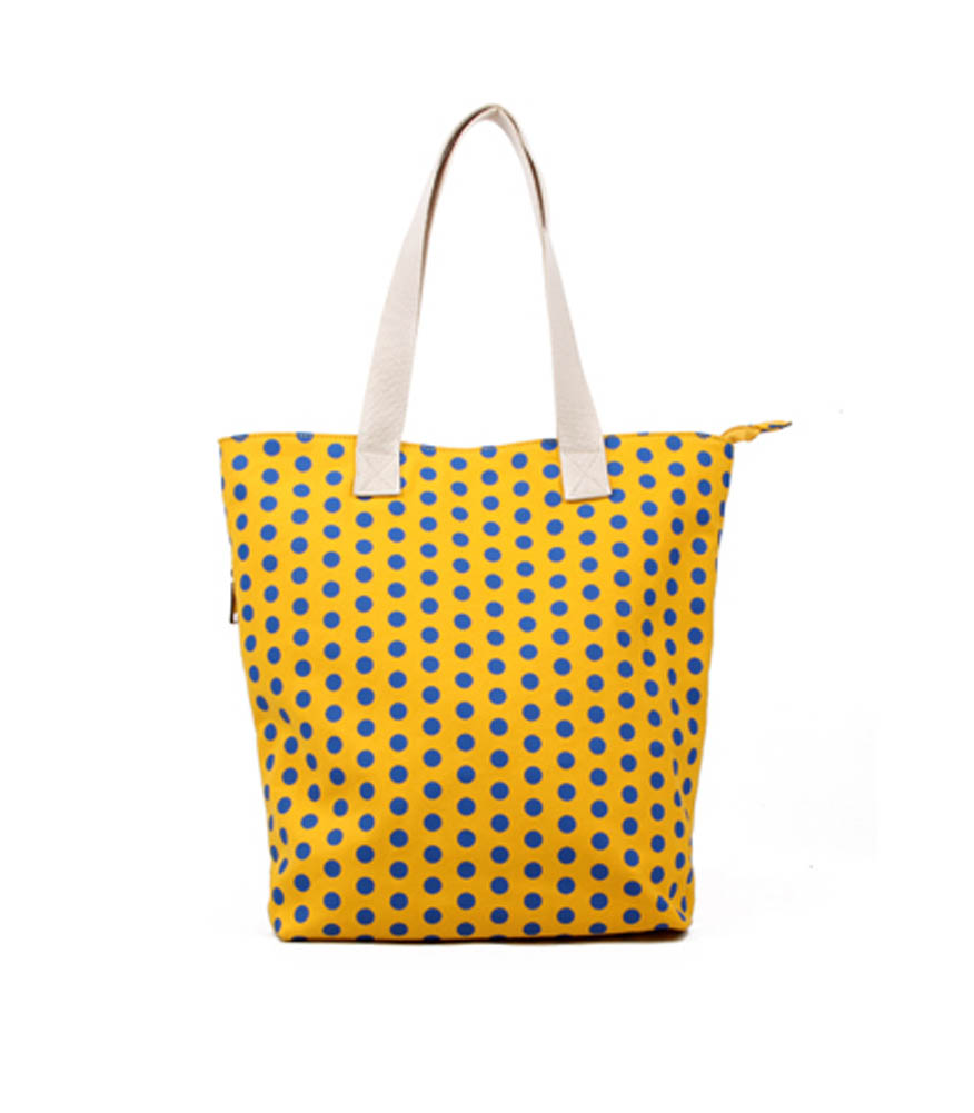Vintage Polka Dot Tote Bag