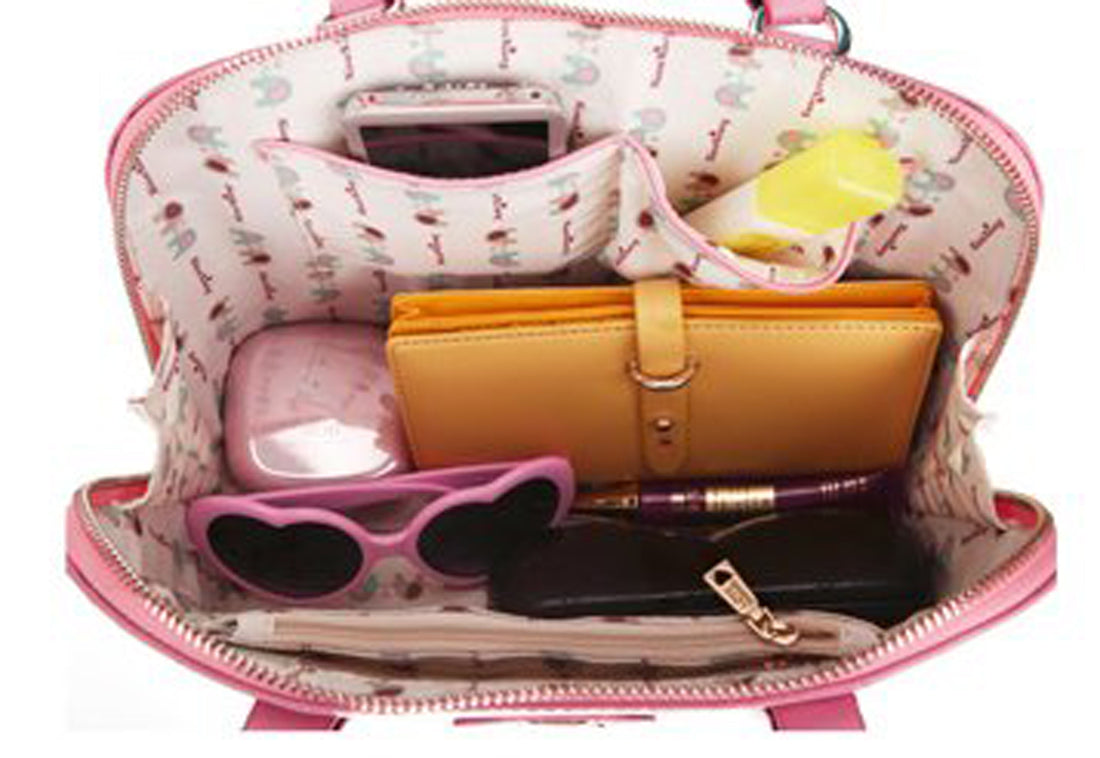 Classic Shell Handbag - Smooth Faux