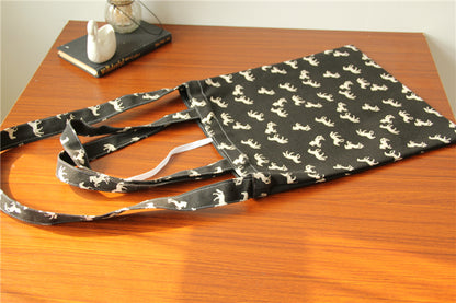 horse print tote bag