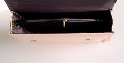 Bowknot PU Leather Crossbody Bag