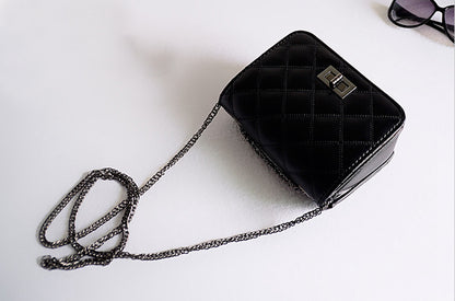 Quilted Chain Crossbody Bag