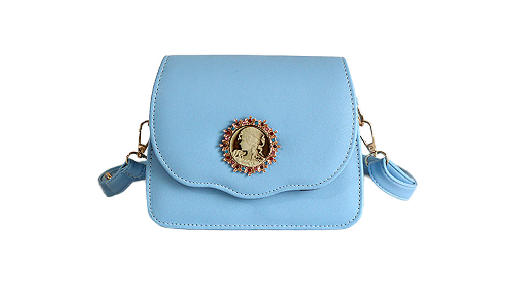 Vintage Embossed PU Leather Crossbody Bag