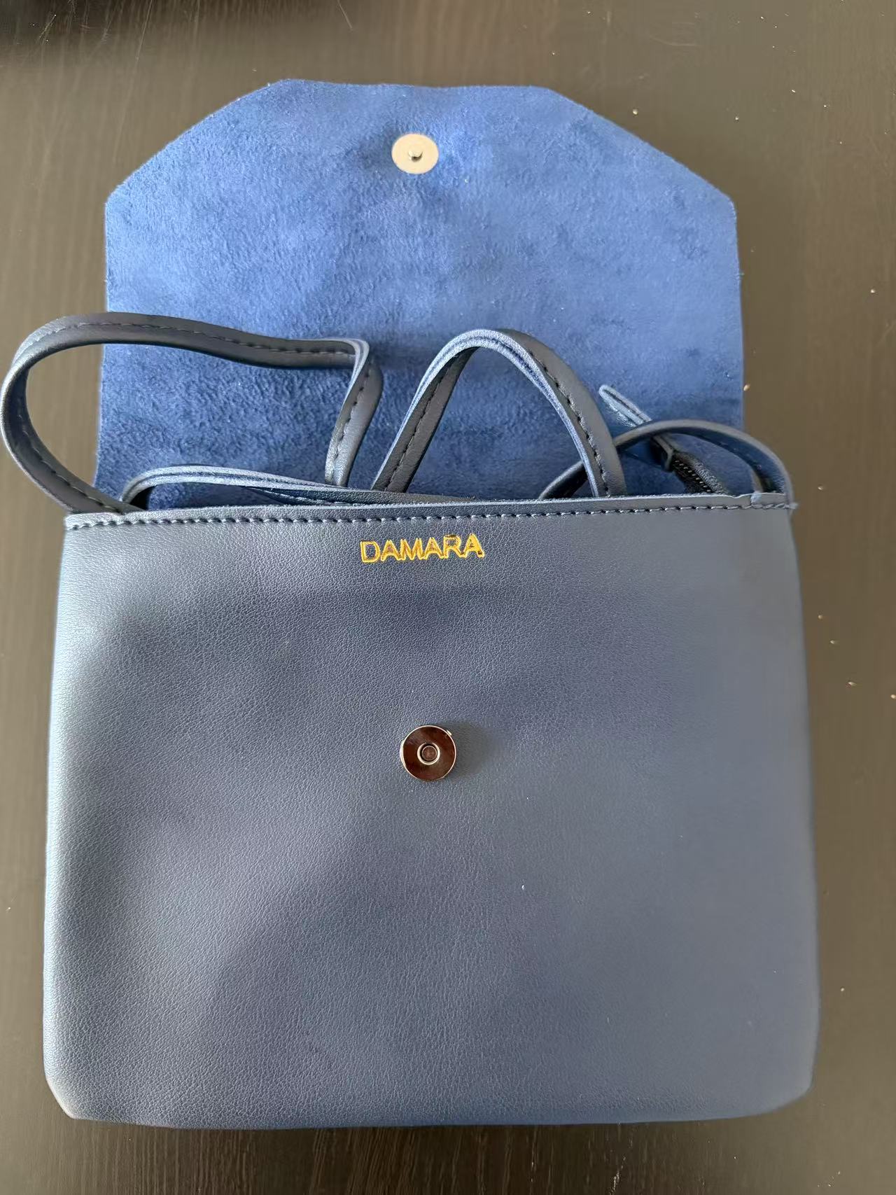 DAMARA Women's Envelope Shopping Bags made of skin