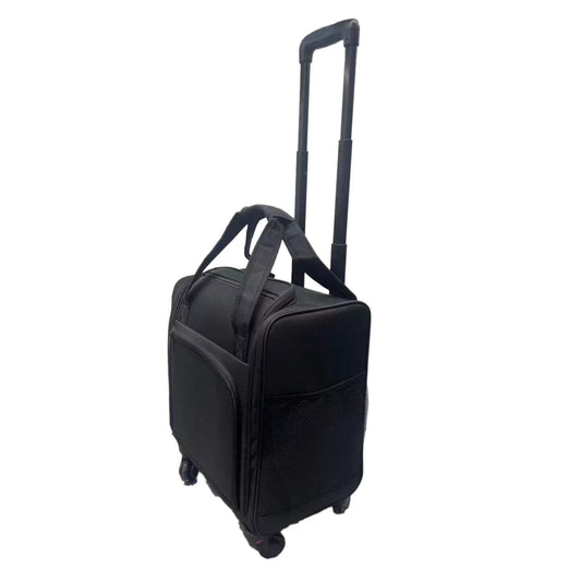 DAMARA Valises                      Premium PU Leather Rolling Carry-On Luggage