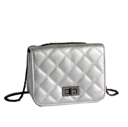 Quilted Chain Crossbody Bag