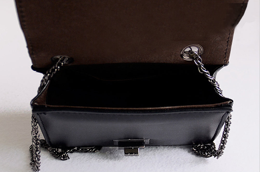 Quilted Chain Crossbody Bag