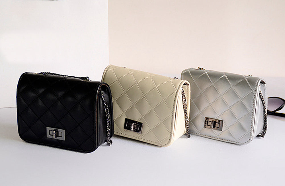 Quilted Chain Crossbody Bag