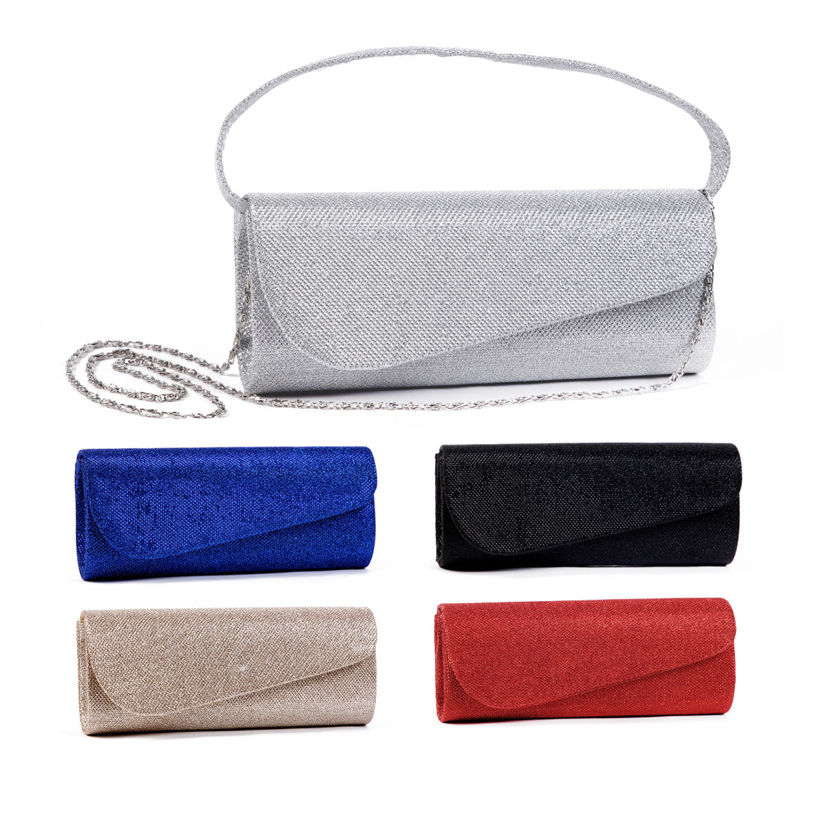 Metallic Envelope Clutch
