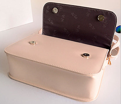 Bowknot PU Leather Crossbody Bag