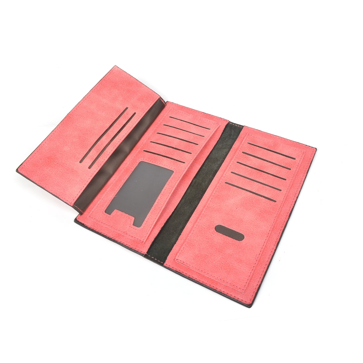 Premium PU Leather Long Wallet with Coin Pocket