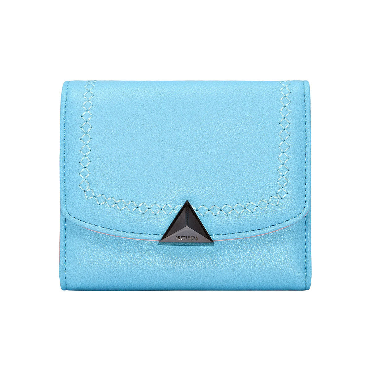 Small PU Leather Wallet for Women - Compact Card Holder with Coin Pocket