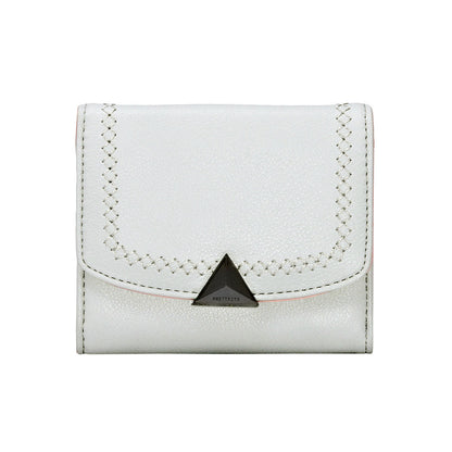 Small PU Leather Wallet for Women - Compact Card Holder with Coin Pocket