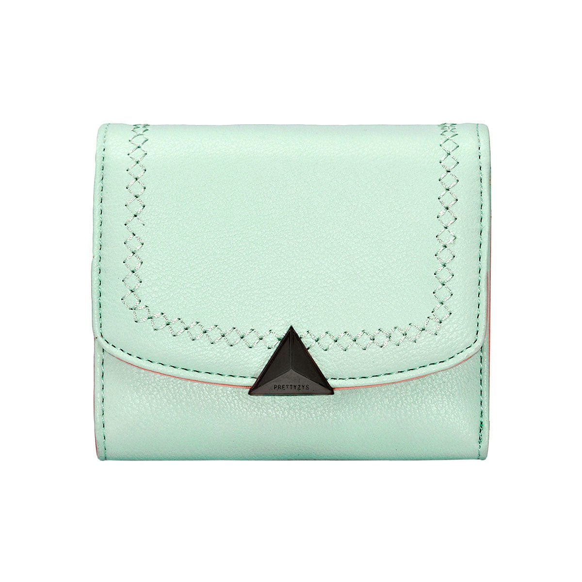 Small PU Leather Wallet for Women - Compact Card Holder with Coin Pocket