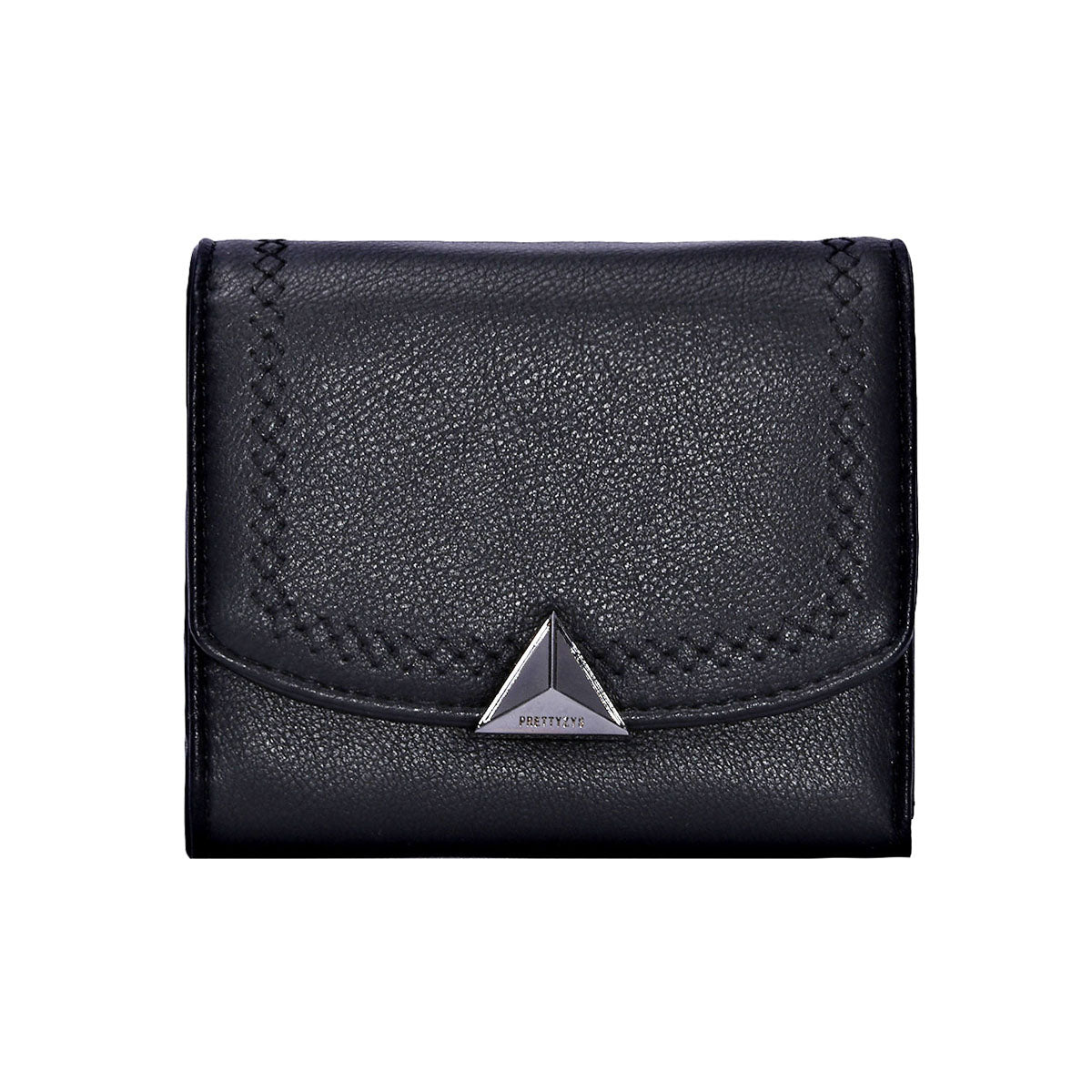 Small PU Leather Wallet for Women - Compact Card Holder with Coin Pocket
