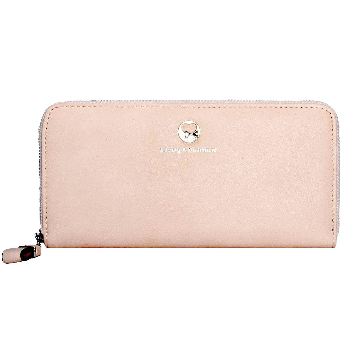 Women’s Long PU Leather Wallet - Zip Around Card & Coin Holder