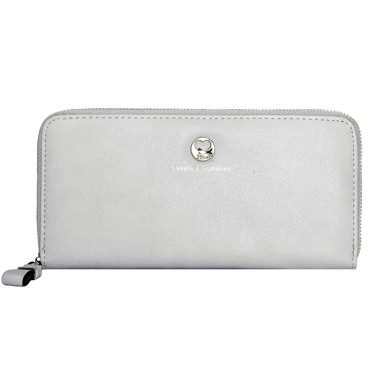 Women’s Long PU Leather Wallet - Zip Around Card & Coin Holder