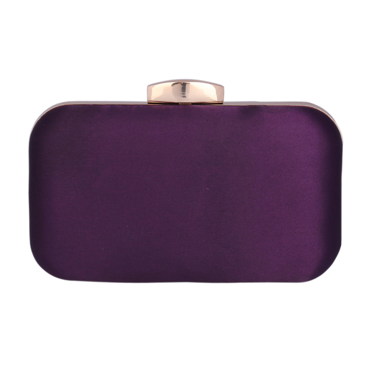 Satin Embroidered Clutch