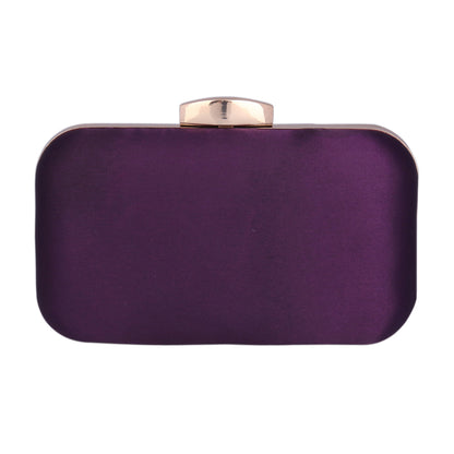 Satin Embroidered Clutch