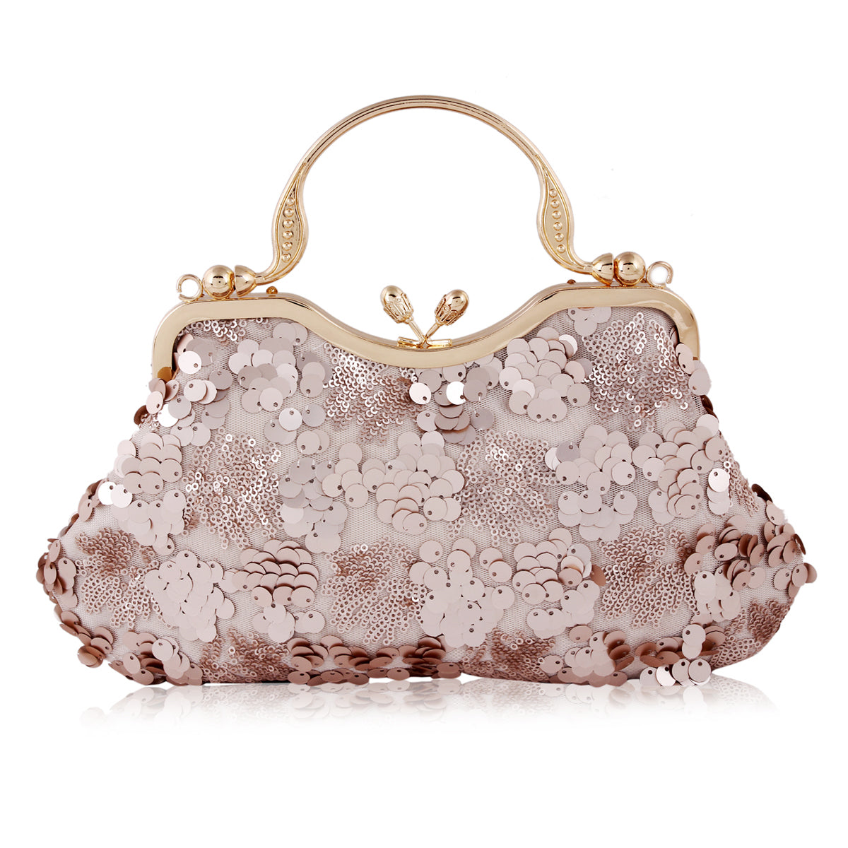 Sequin Clutch with Handle
