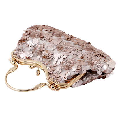 Sequin Clutch with Handle