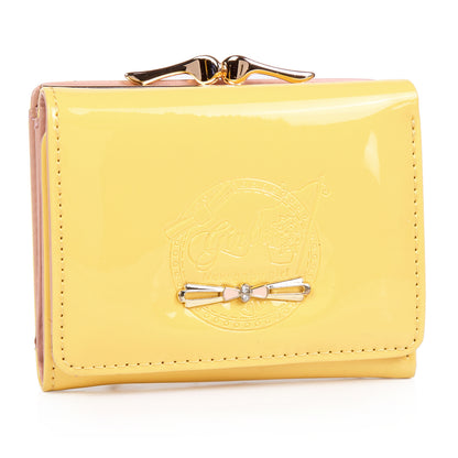Short Wallet for Women - Shiny PU PVC Wallet