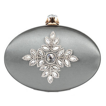 Crystal Flower Clutch