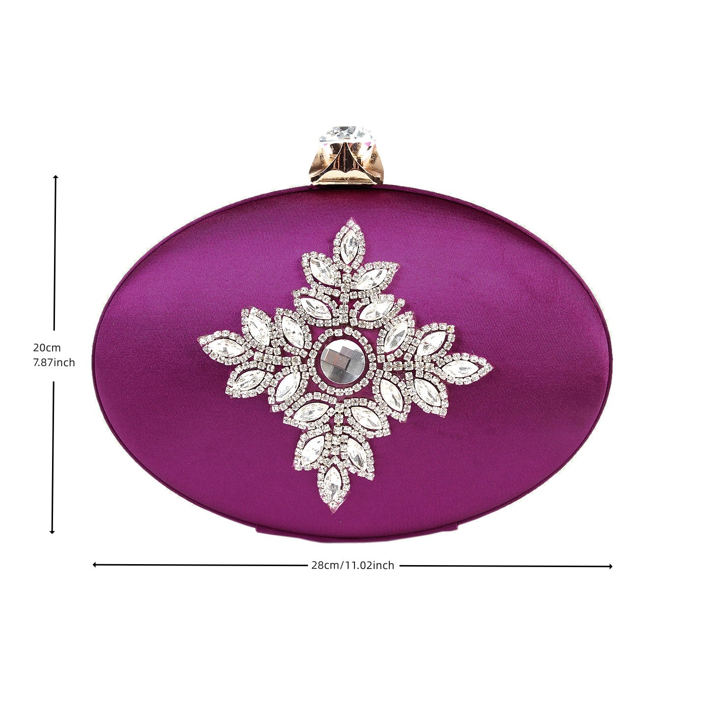 Crystal Flower Clutch