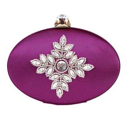 Crystal Flower Clutch