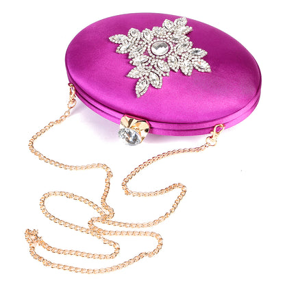 Crystal Flower Clutch