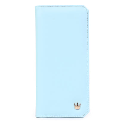 Women's Smooth PU Leather Long Wallet -  with Coin Pocket
