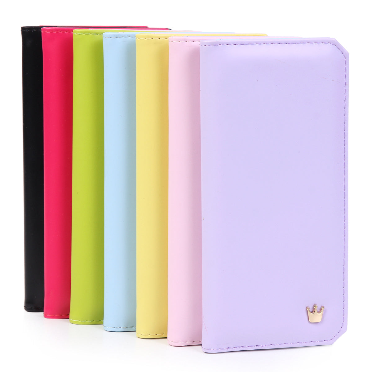 Women's Smooth PU Leather Long Wallet -  with Coin Pocket