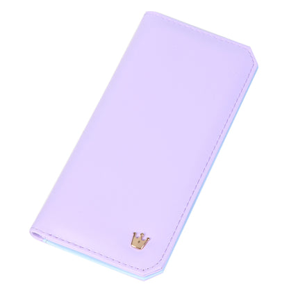 Women's Smooth PU Leather Long Wallet -  with Coin Pocket