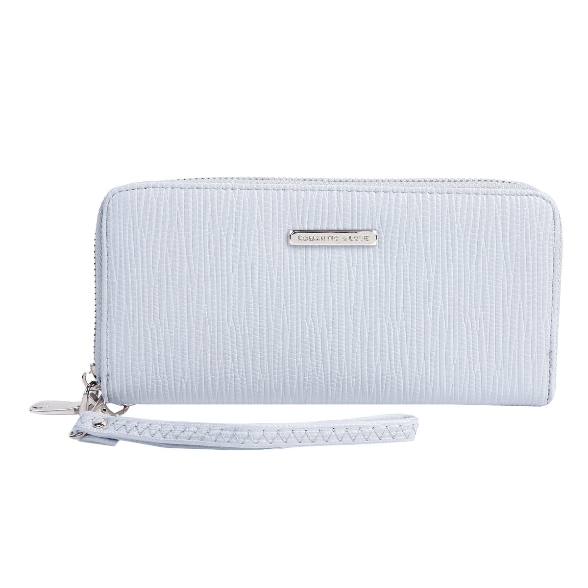remium PU Crocodile-Embossed Long Wallet