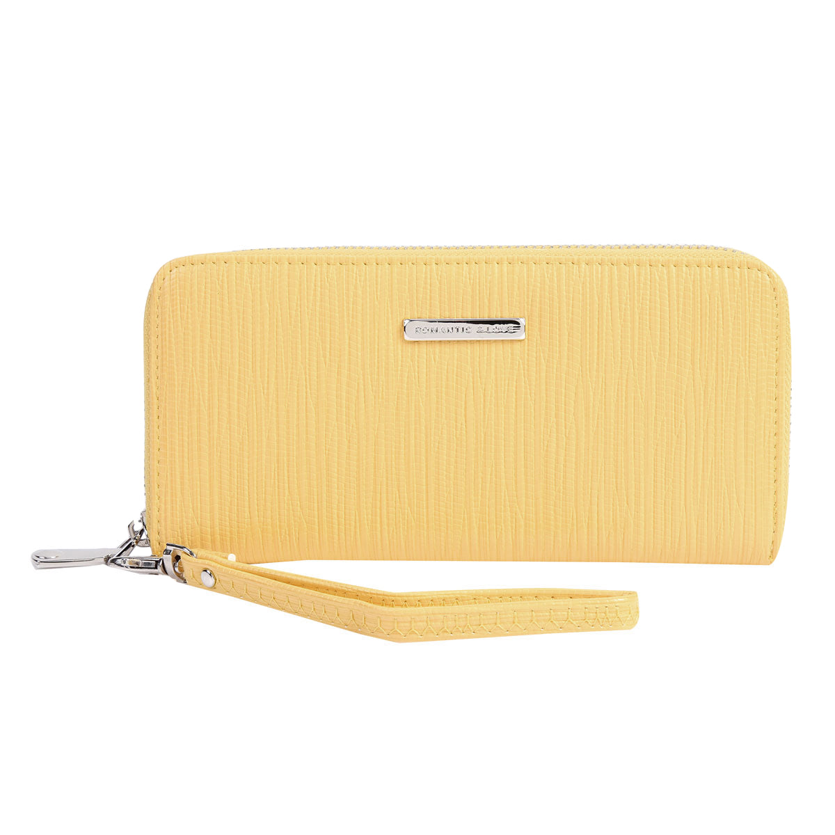 remium PU Crocodile-Embossed Long Wallet