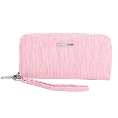 remium PU Crocodile-Embossed Long Wallet