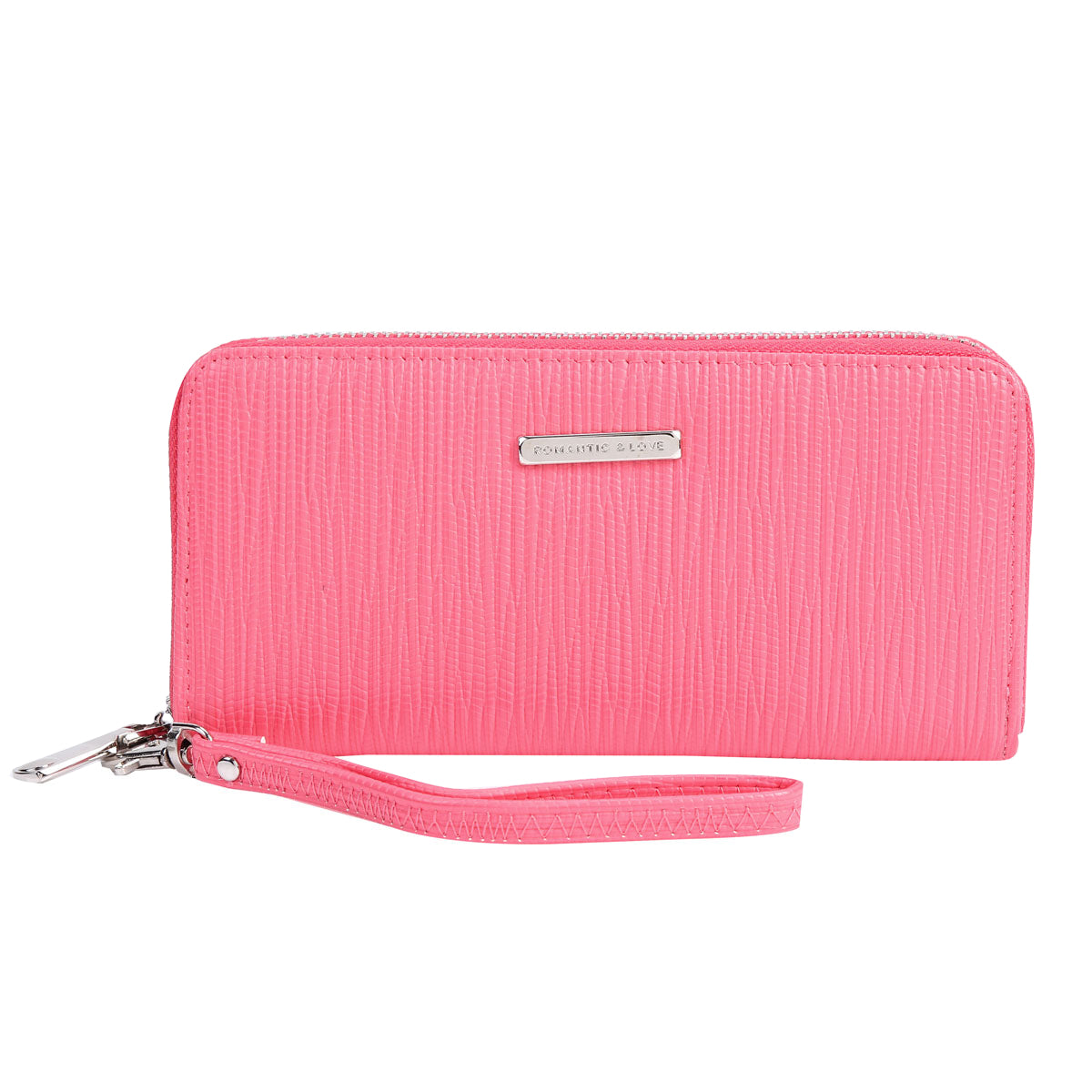remium PU Crocodile-Embossed Long Wallet