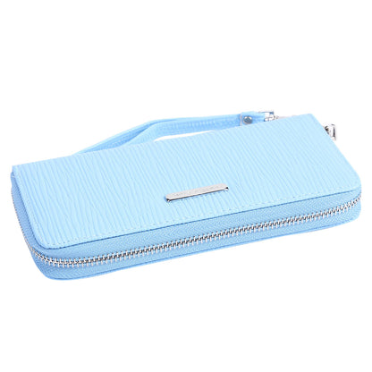 remium PU Crocodile-Embossed Long Wallet