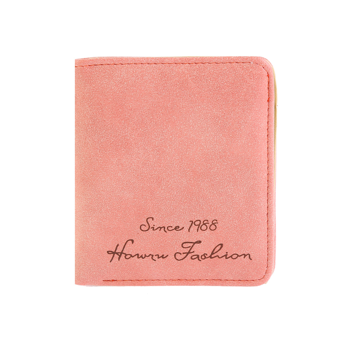 Faux Suede Short Wallet