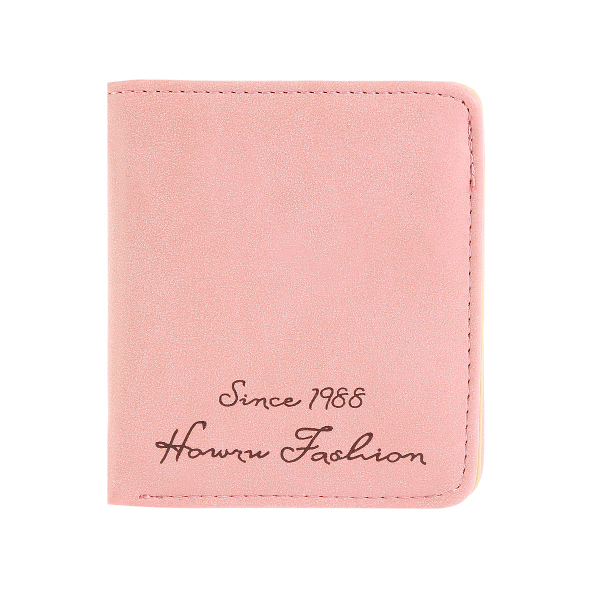Faux Suede Short Wallet