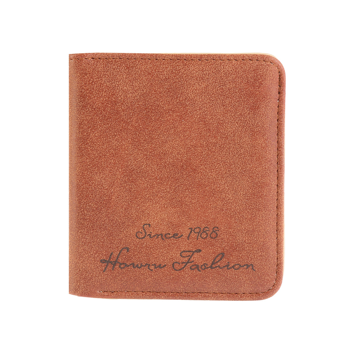 Faux Suede Short Wallet