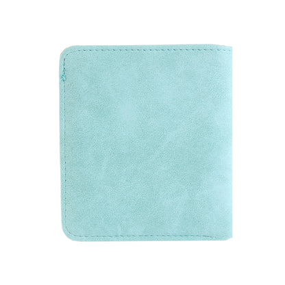 Faux Suede Short Wallet