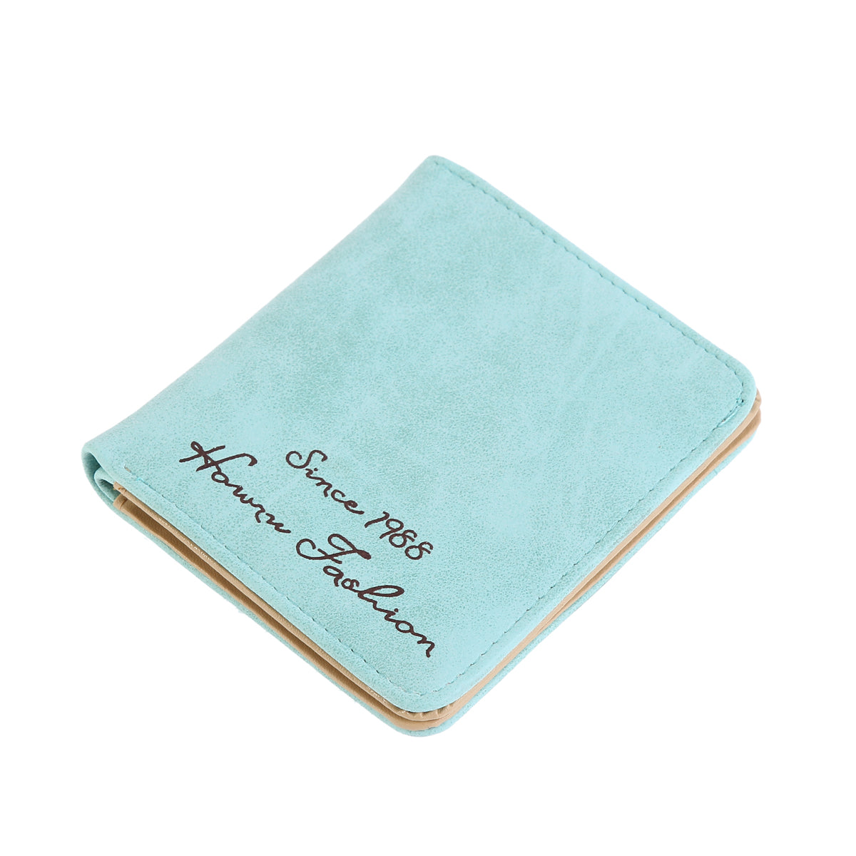 Faux Suede Short Wallet