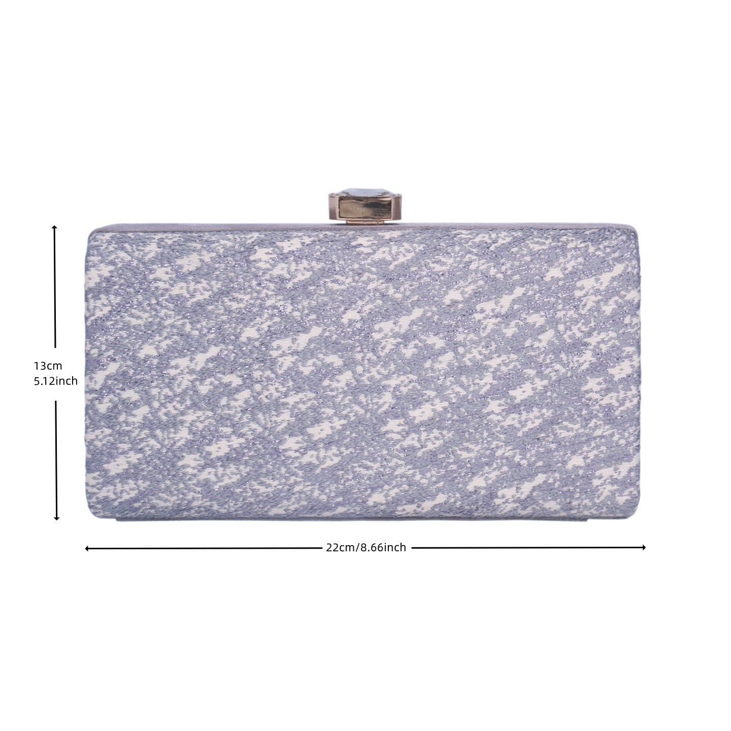 Textured Glitter Clutch