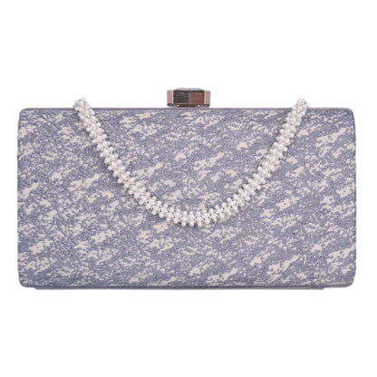 Textured Glitter Clutch