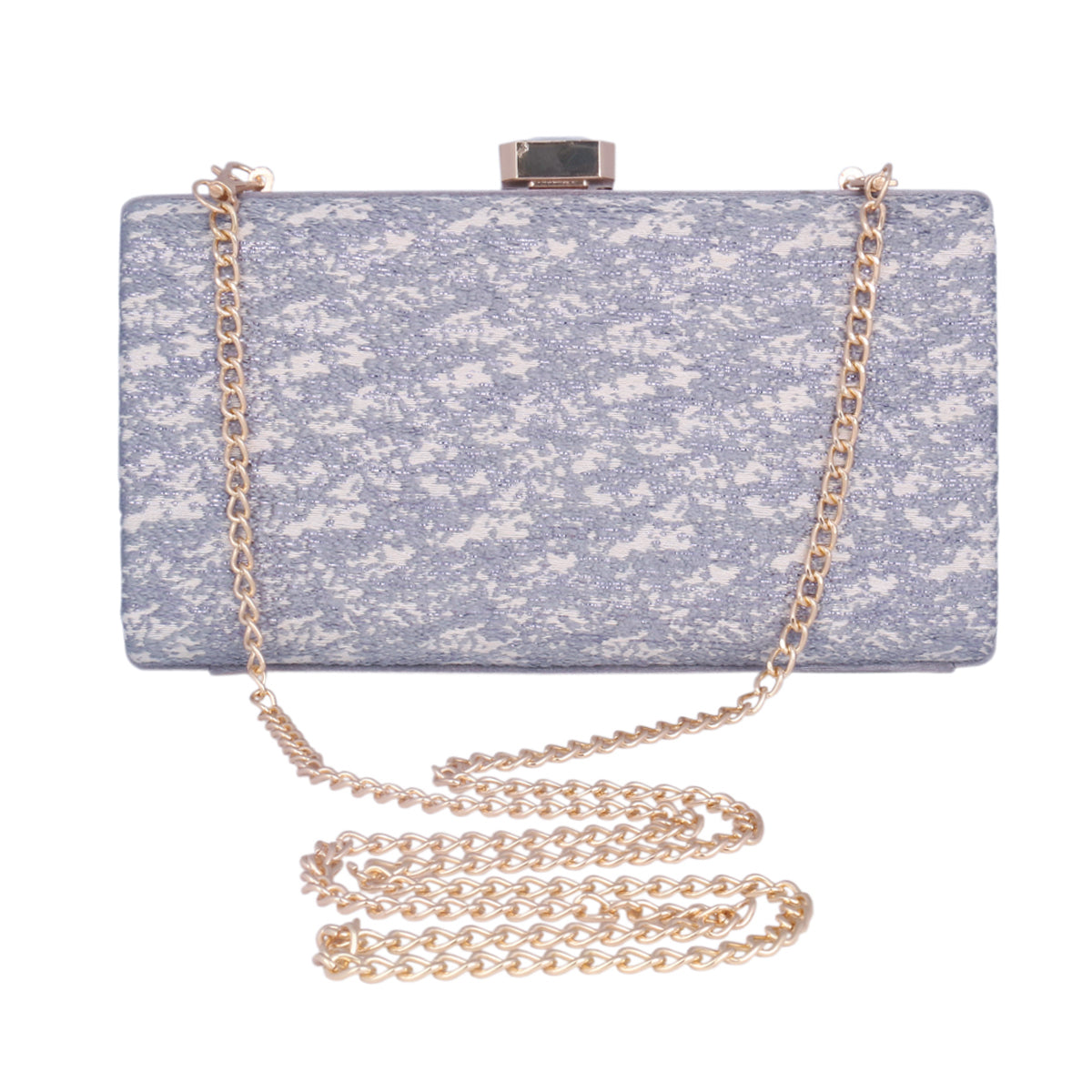 Textured Glitter Clutch