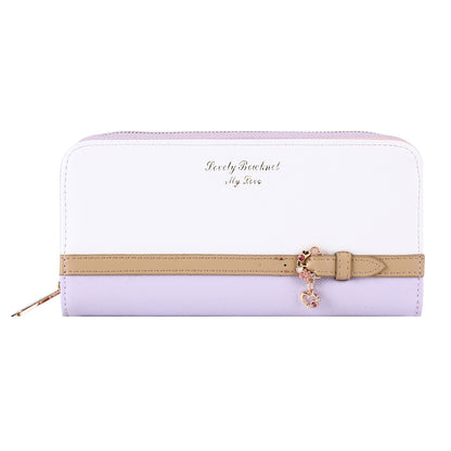 Cute Romantic PU Leather Long Wallet