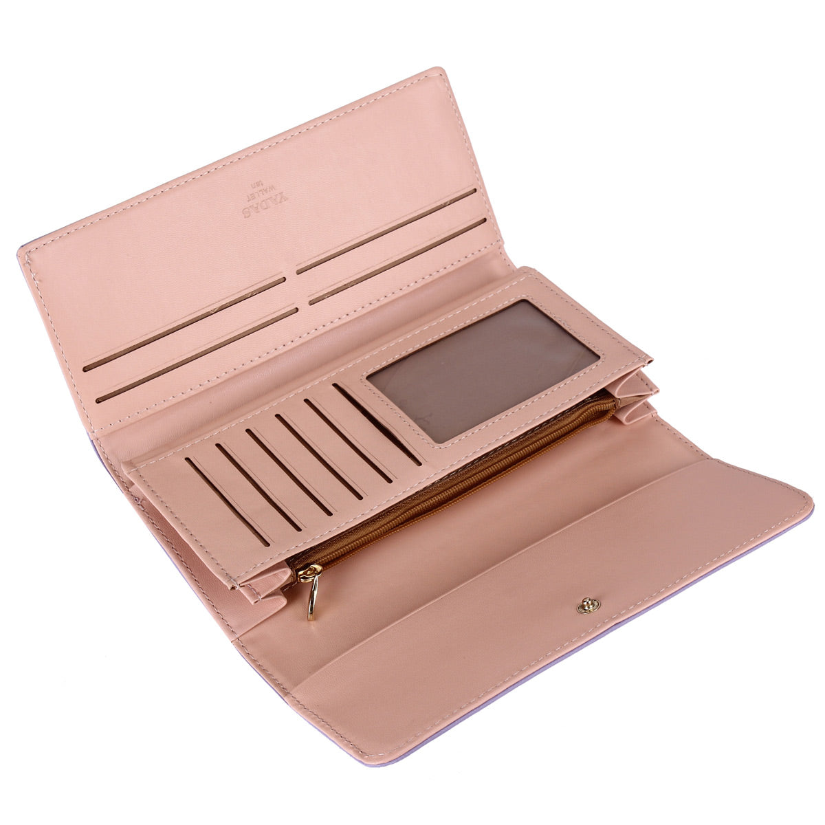 Elegant Dandelion Embossed Long Wallet